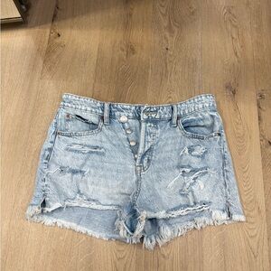 Aeropostale Distressed Denim Shorts